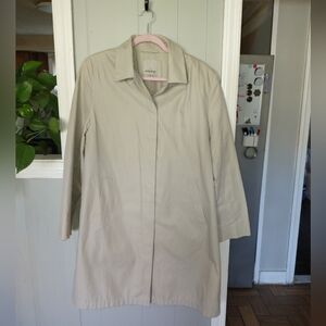 🍄 Anne Klein Beige Women's Rain Coat